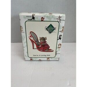 3” Tall Charming Tails 84/138 Mouse “Your A Loving Soul”  Fitz & Loyd Vintage